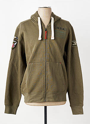 Veste casual resserrée sur le bas vert DAYTONA homme