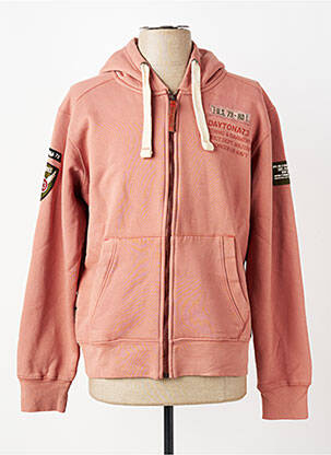Veste casual coupe droite orange DAYTONA homme