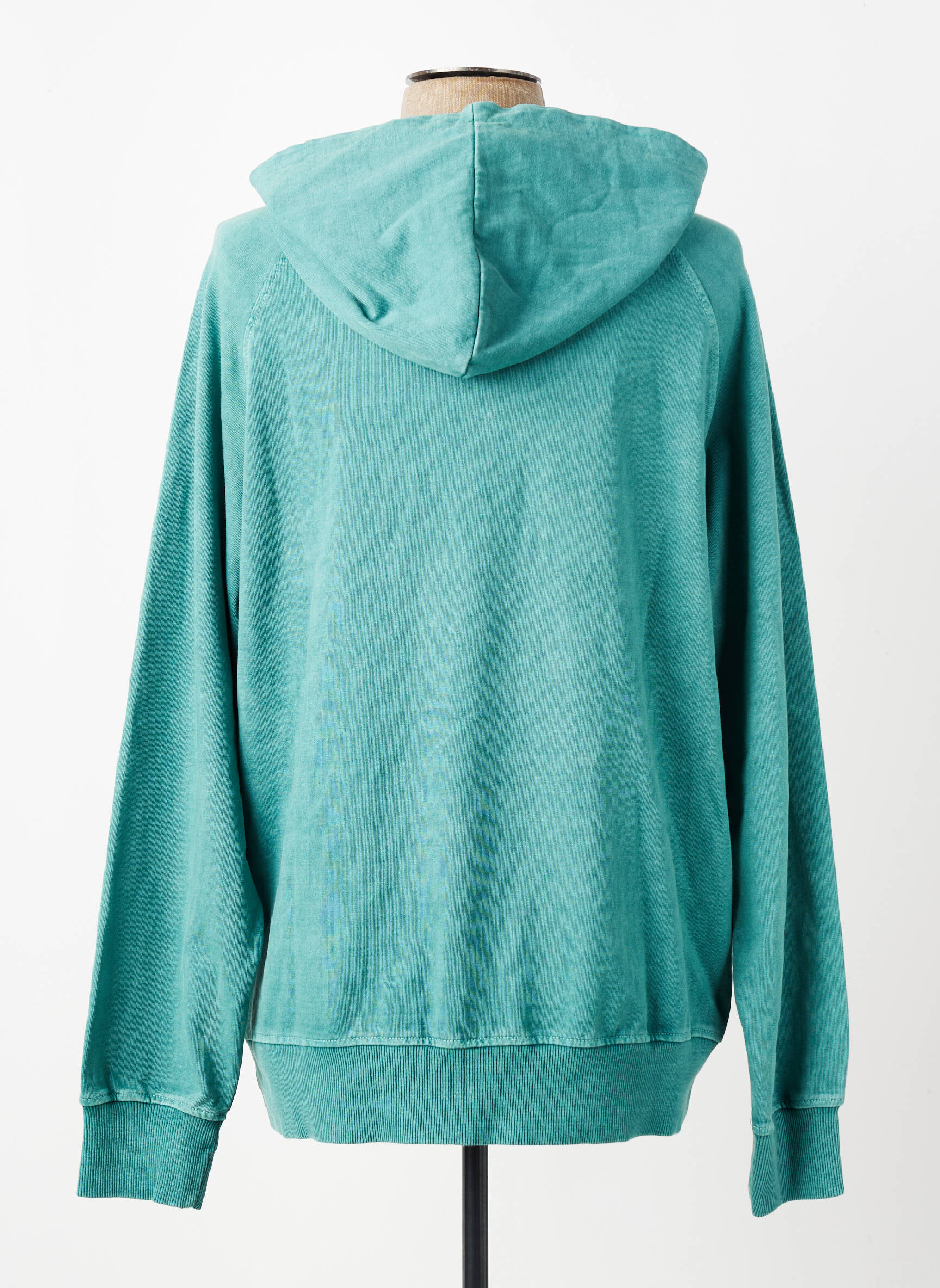 Sweat-shirt broderie manches longues vert IRON AND RESIN homme