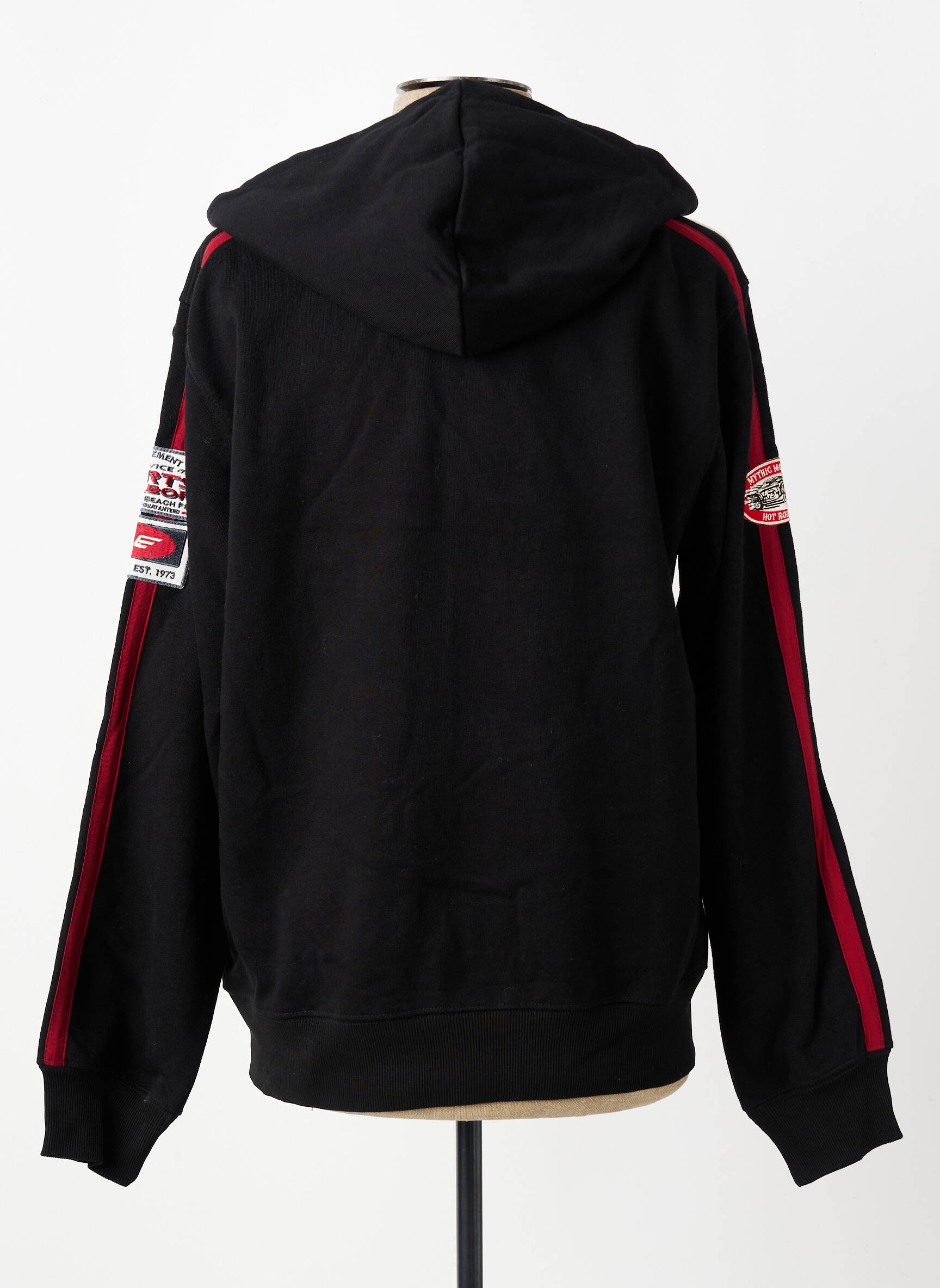Veste casual resserrée sur le bas noir DAYTONA homme
