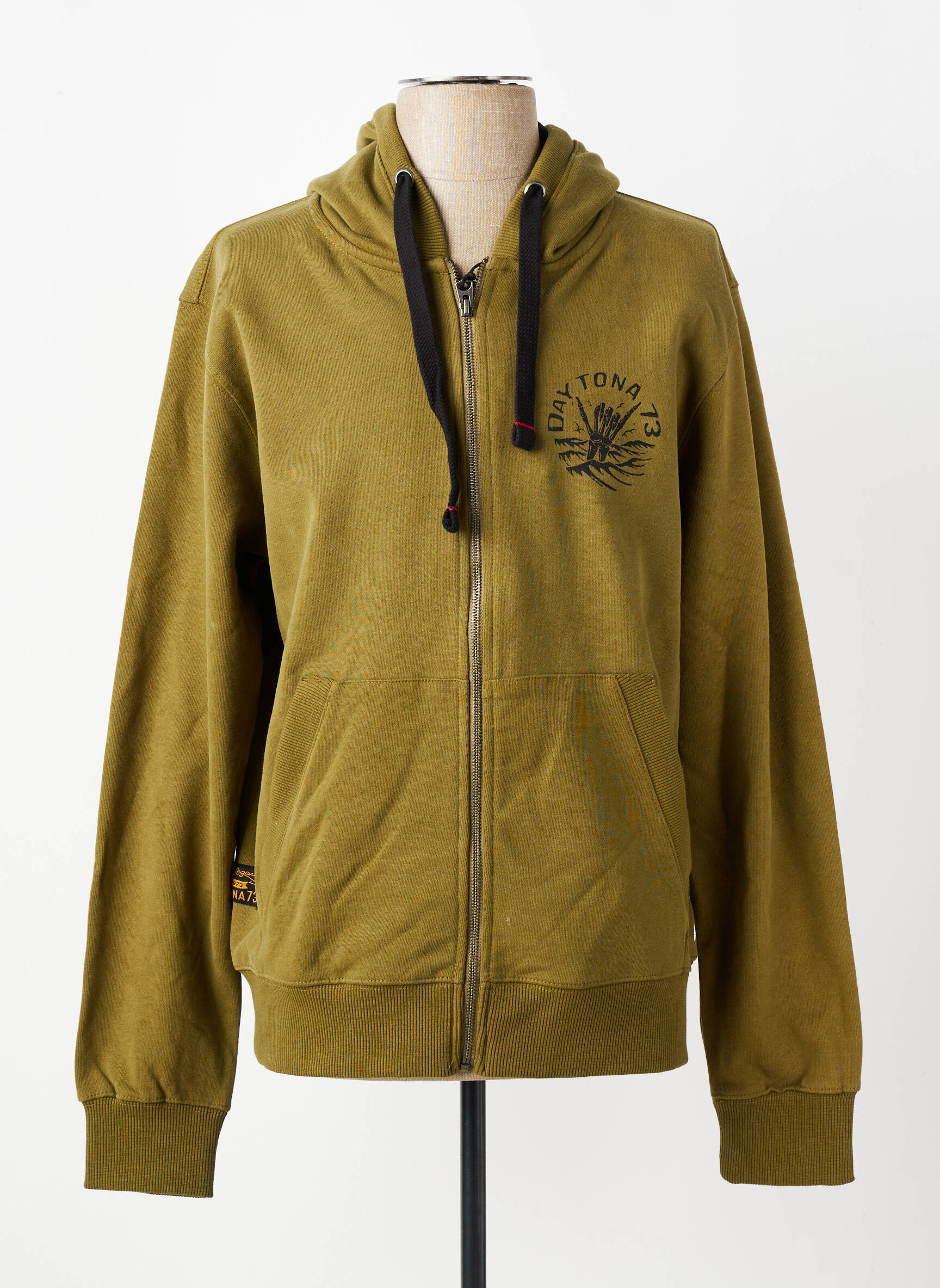 Veste casual coupe droite vert DAYTONA homme
