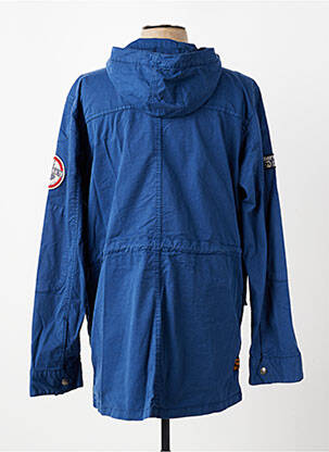 Parka manches longues sans capuche bleu DAYTONA homme