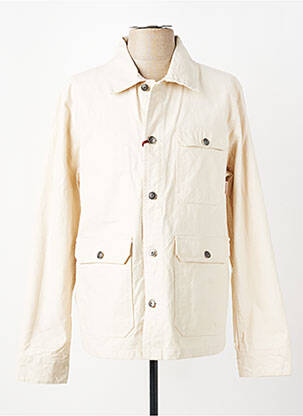 Veste casual fermeture boutonnée sur le devant beige IRON AND RESIN homme