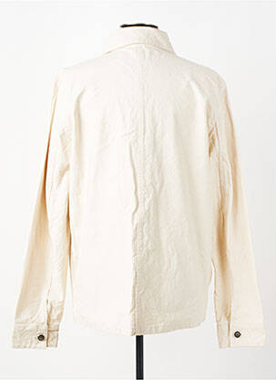 Veste casual fermeture boutonnée sur le devant beige IRON AND RESIN homme