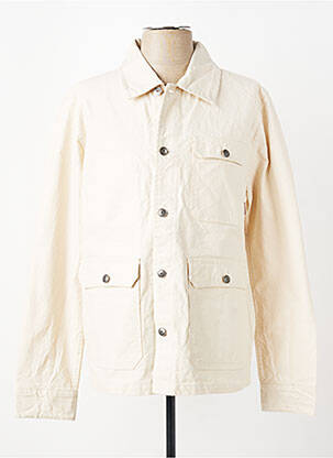Veste casual fermeture boutonnée sur le devant beige IRON AND RESIN homme