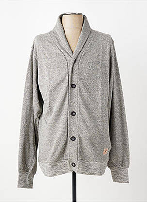 Veste casual resserrée sur le bas gris IRON AND RESIN homme