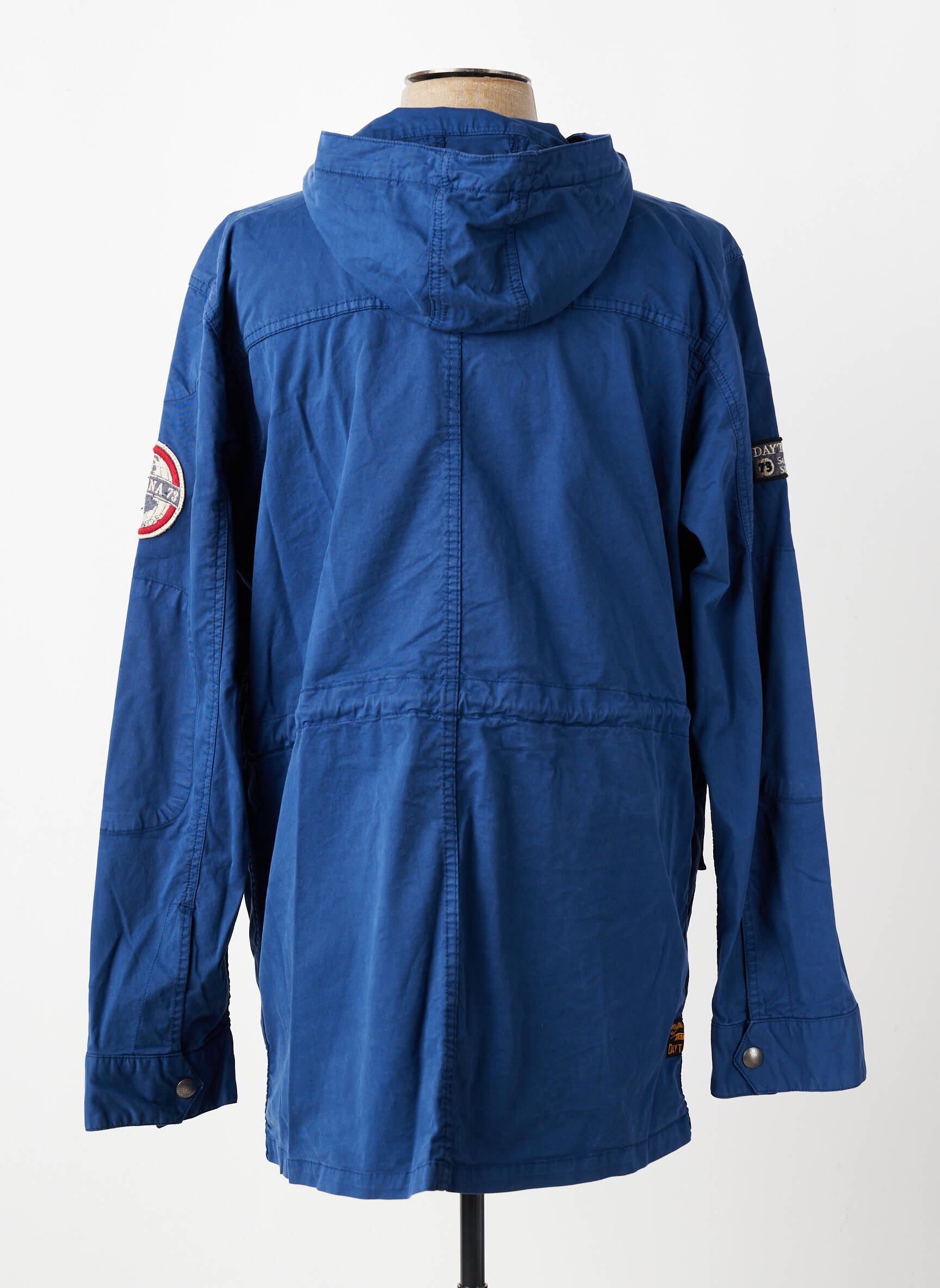 Parka manches longues sans capuche bleu DAYTONA homme