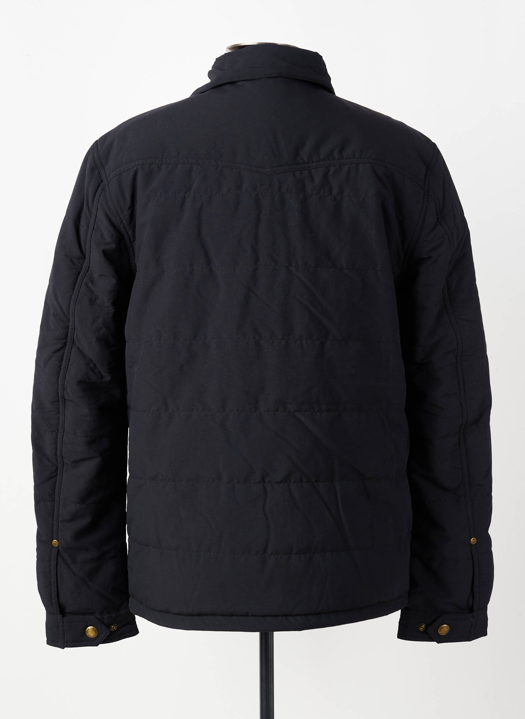 Doudoune manches longues sans capuche noir IRON AND RESIN homme