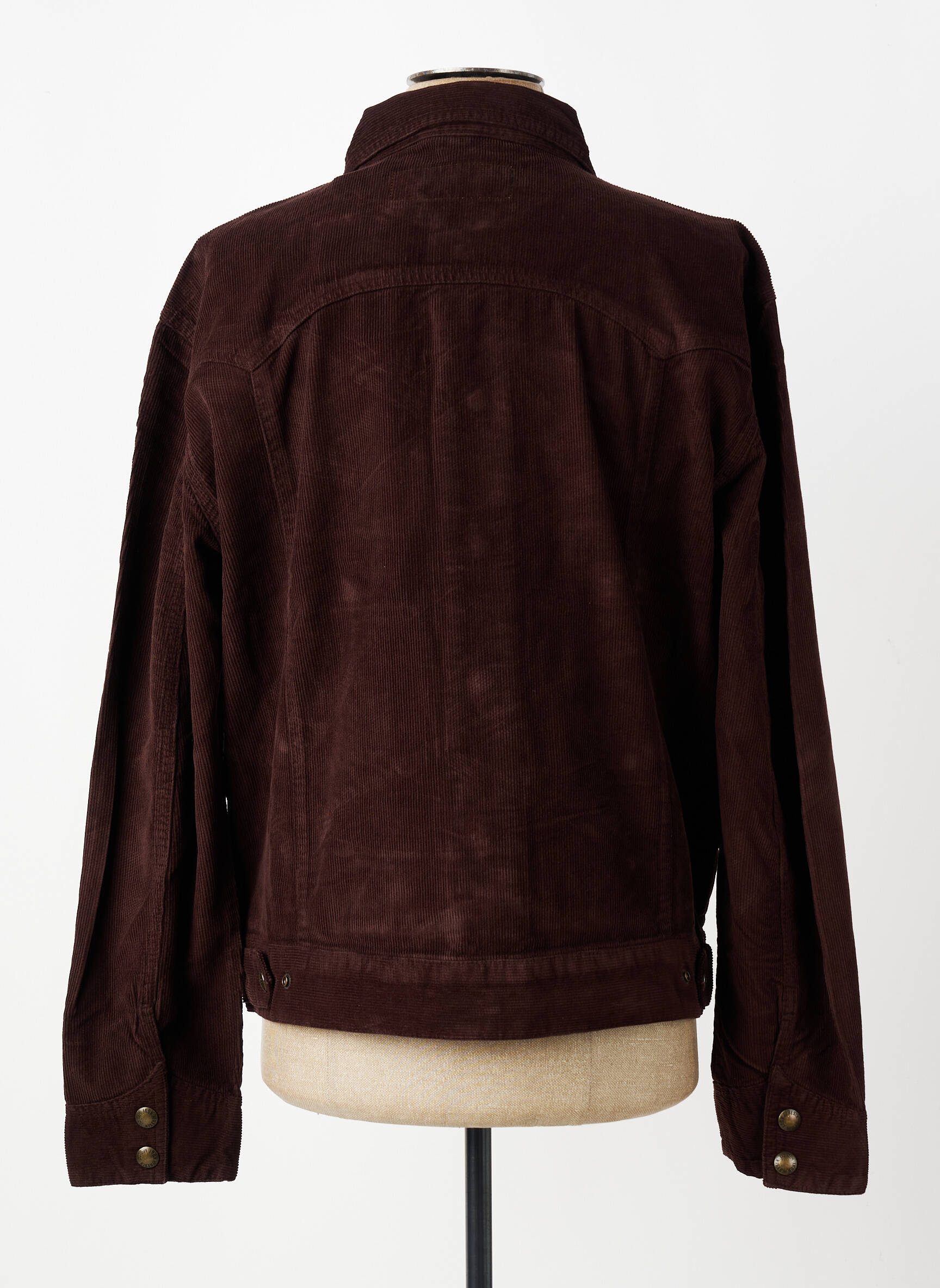 Veste casual fermeture boutonnée sur le devant marron IRON AND RESIN homme