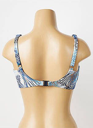 Haut de maillot de bain stretch haut soutien-gorge balconnet bleu FANTASIE femme