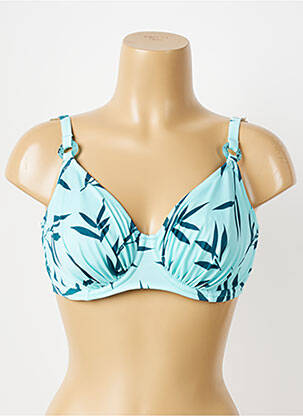 Soutien-gorge effet matière satinée haut soutien-gorge emboitant bleu FANTASIE femme