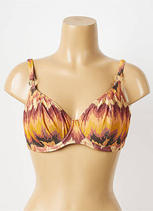 Haut de maillot de bain stretch haut soutien-gorge balconnet beige FREYA femme