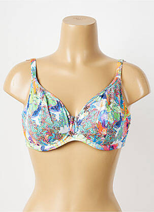 Haut de maillot de bain stretch haut soutien-gorge balconnet bleu FREYA femme