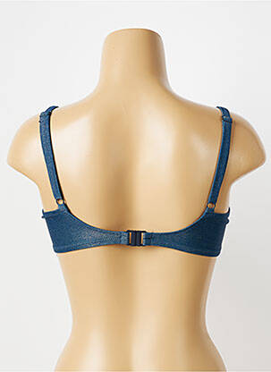 Soutien-gorge effet matière satinée haut soutien-gorge emboitant bleu FANTASIE femme
