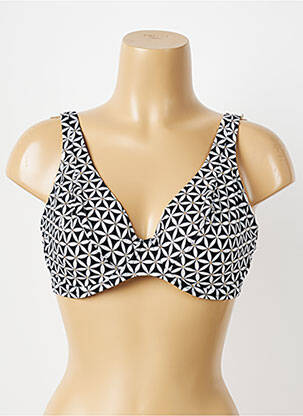 Haut de maillot de bain stretch haut soutien-gorge balconnet noir FREYA femme