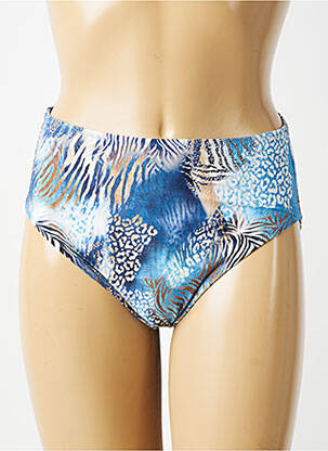 Bas de maillot de bain tissage satiné culotte bleu FANTASIE femme