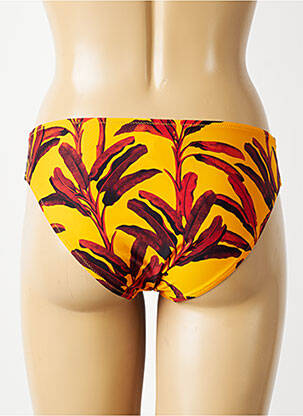 Bas de maillot de bain imprimé tie and dye culotte orange ANTIGEL femme