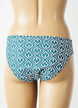 Bas de maillot de bain imprimé fantaisie culotte vert ANTIGEL femme