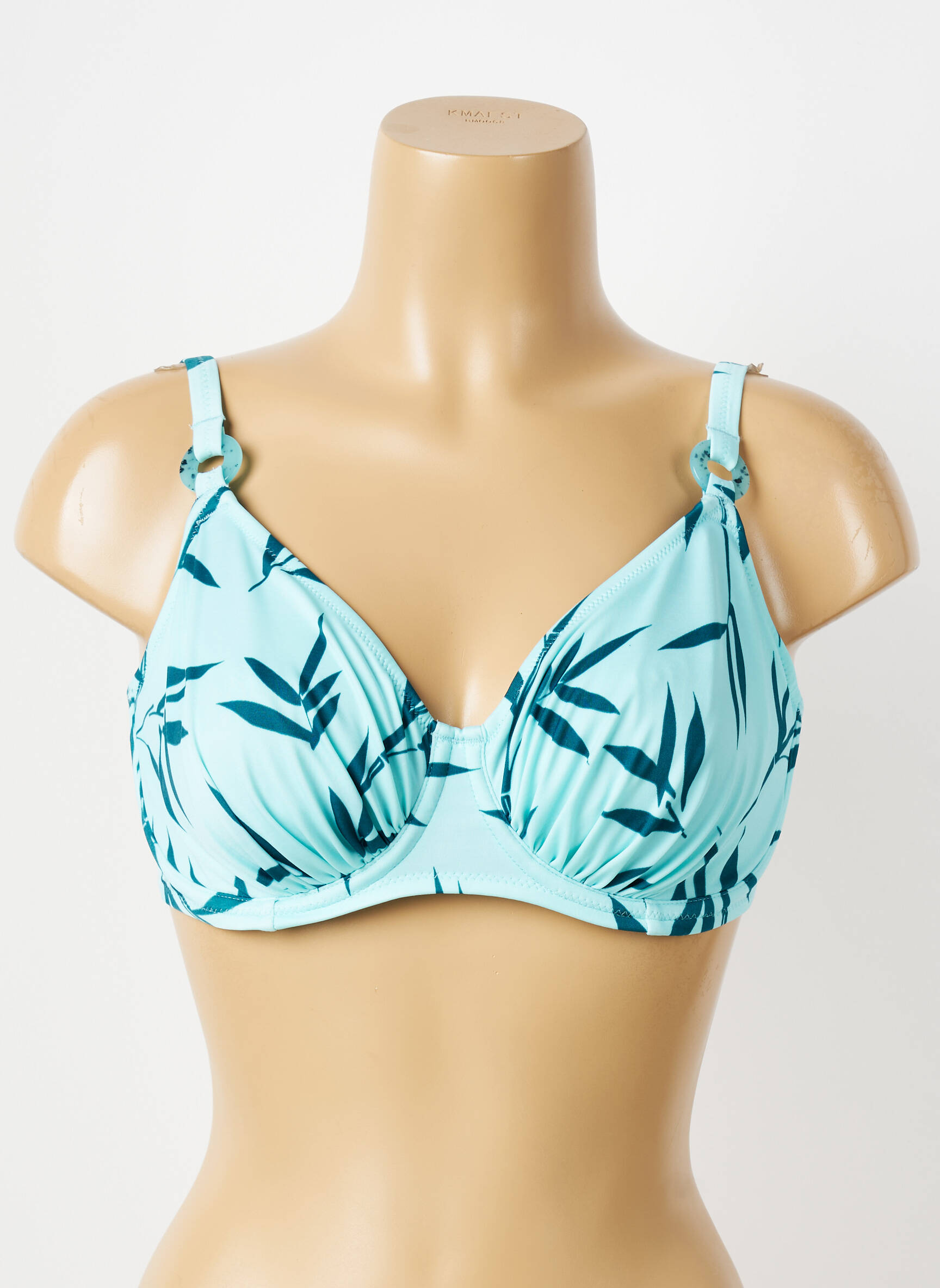 Soutien-gorge effet matière satinée haut soutien-gorge emboitant bleu FANTASIE femme
