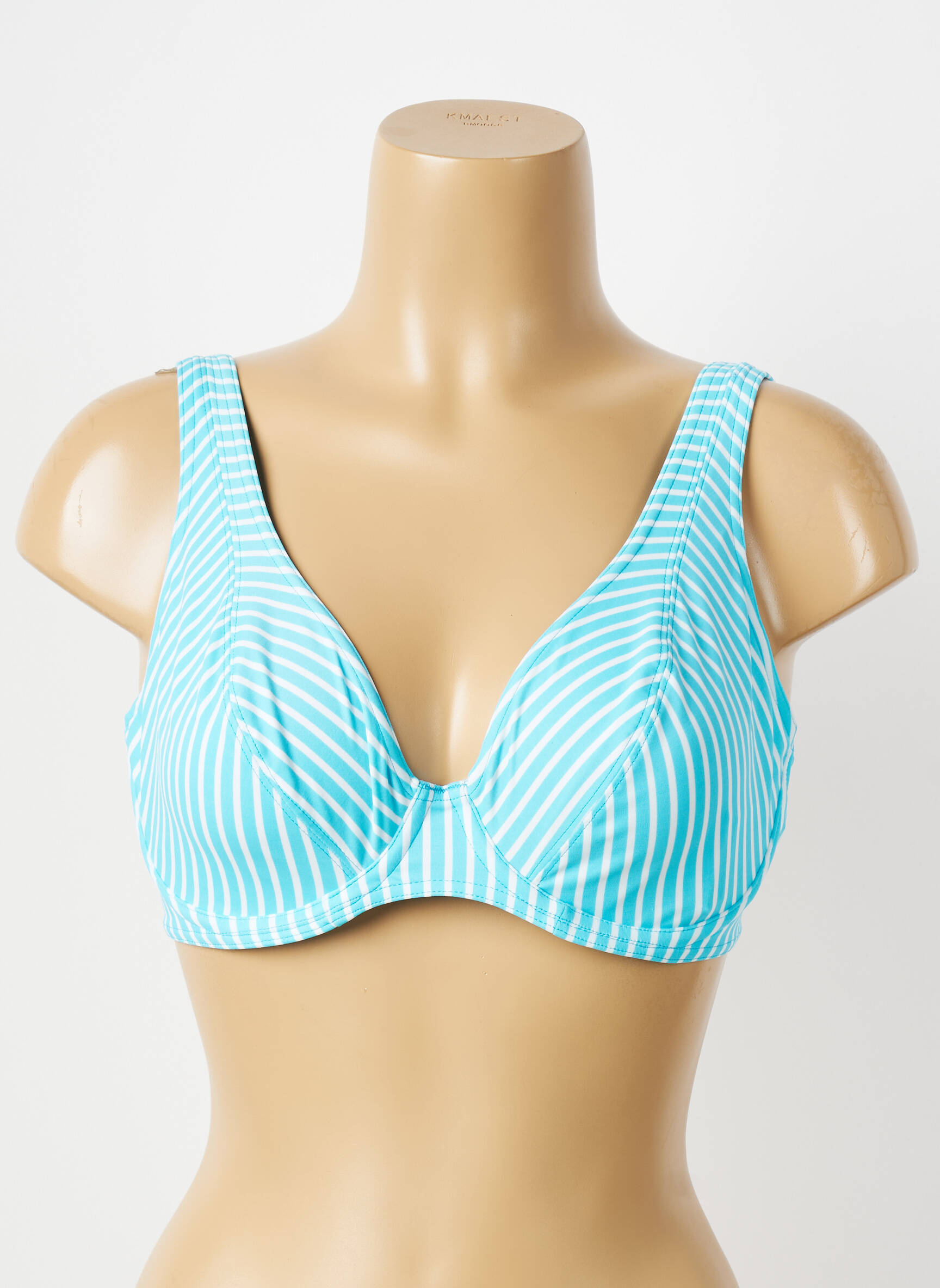 Soutien-gorge effet matière satinée haut soutien-gorge emboitant bleu FREYA femme