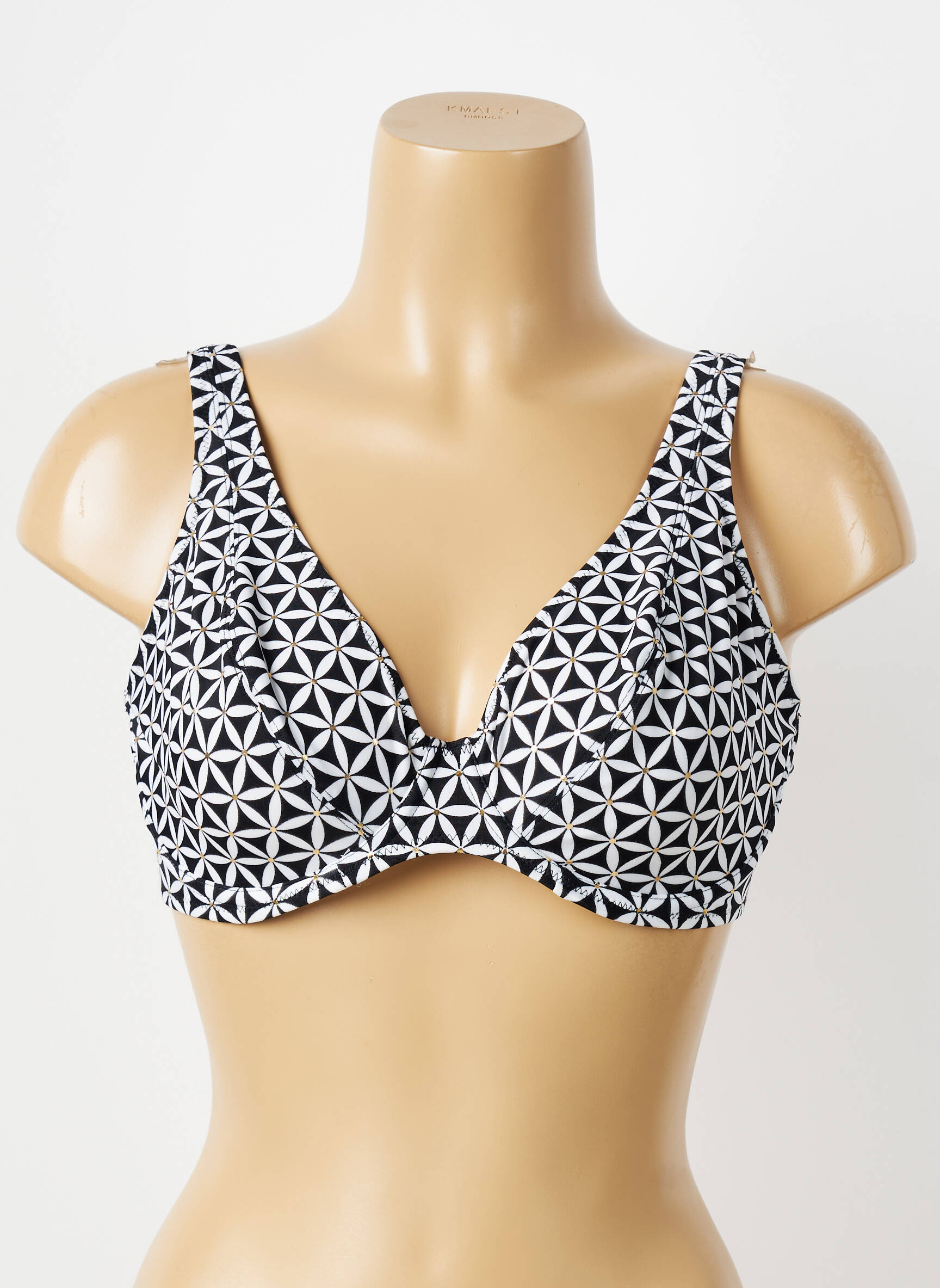 Haut de maillot de bain stretch haut soutien-gorge balconnet noir FREYA femme