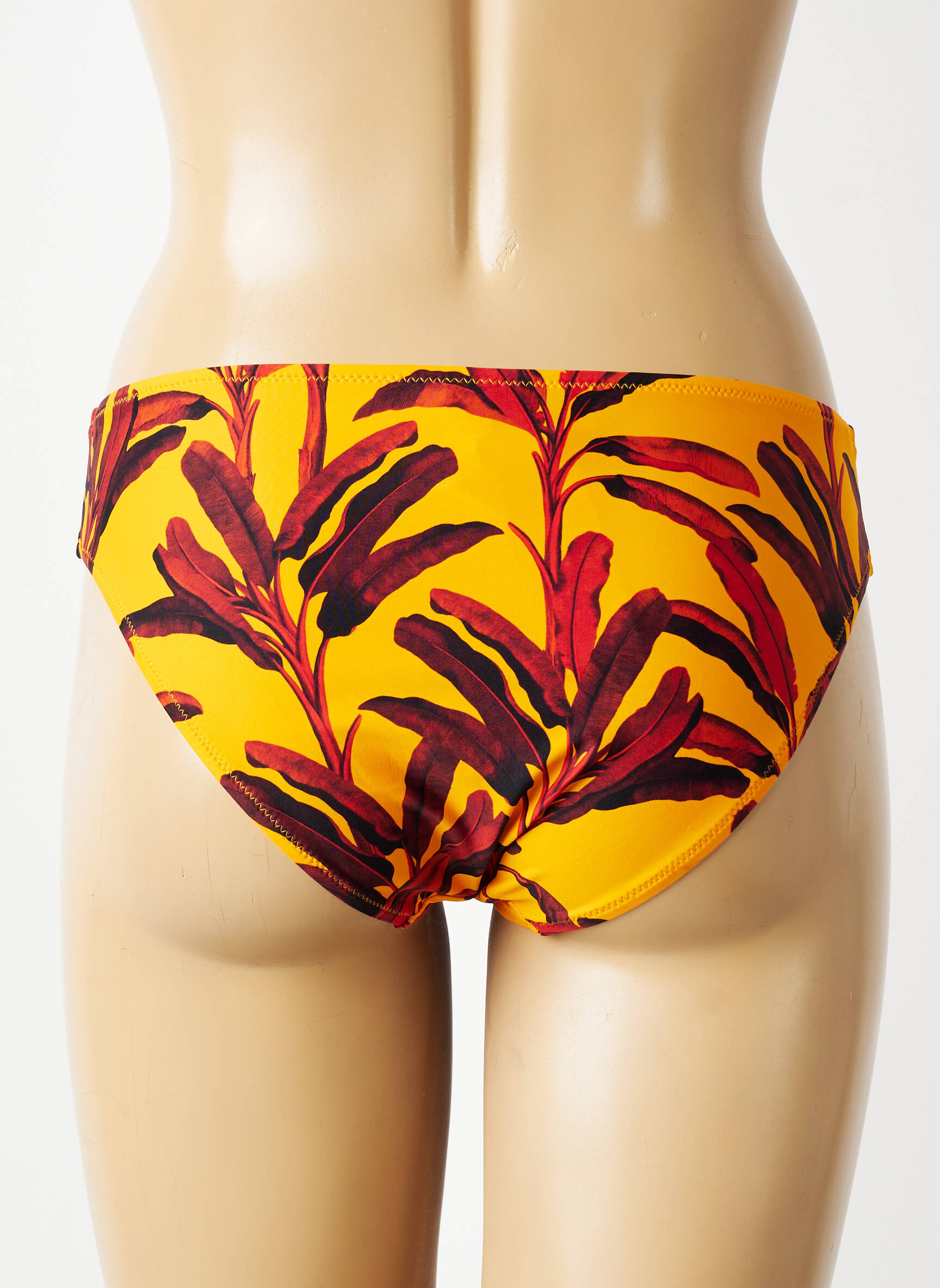 Bas de maillot de bain imprimé tie and dye culotte orange ANTIGEL femme