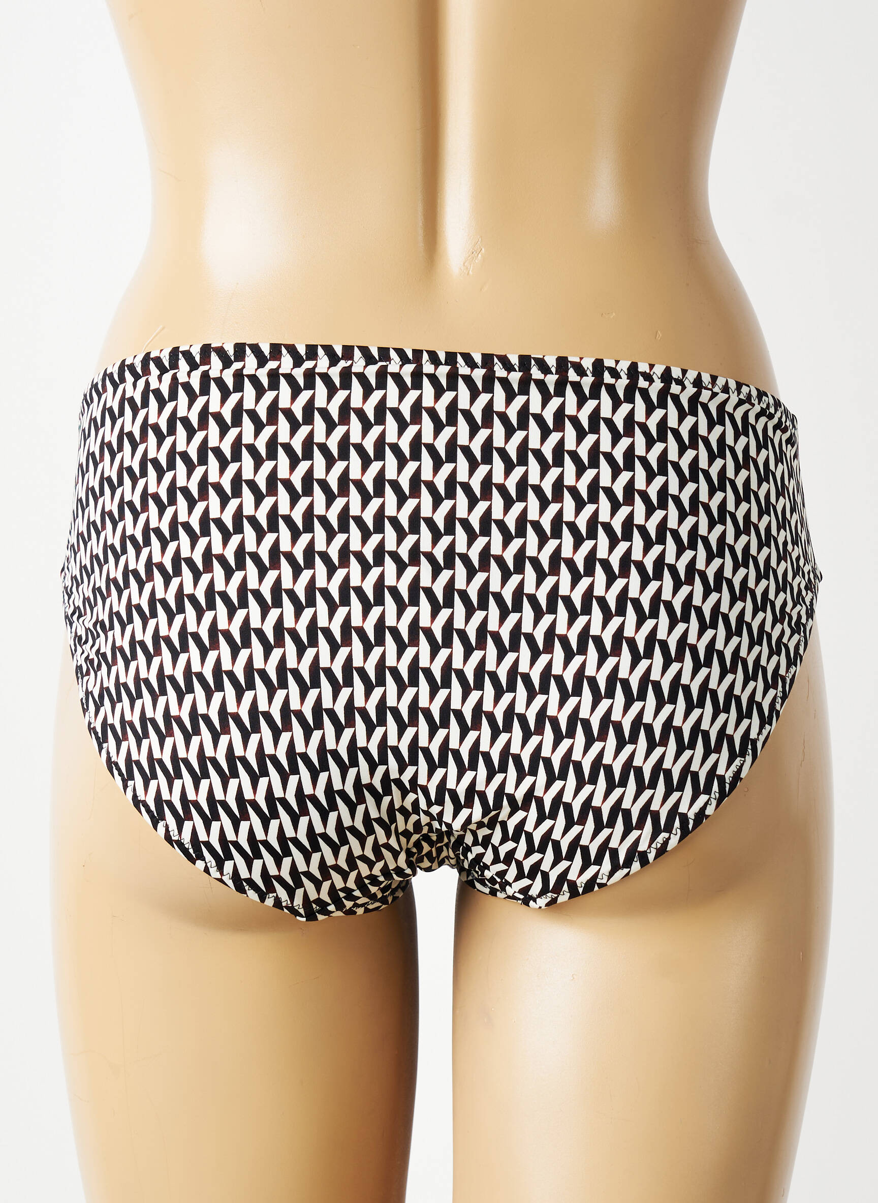 Bas de maillot de bain effet matière satinée culotte noir FANTASIE femme