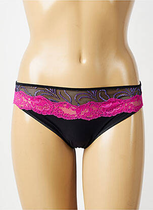 Culotte tissage satiné noir MARIE JO femme