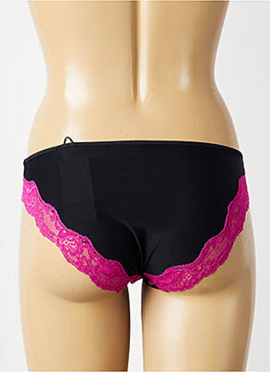 Culotte tissage satiné noir MARIE JO femme