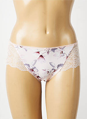 Culotte tissage satiné rose FANTASIE femme