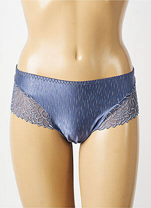 Shorty effet matière satinée bleu PRIMADONNA femme
