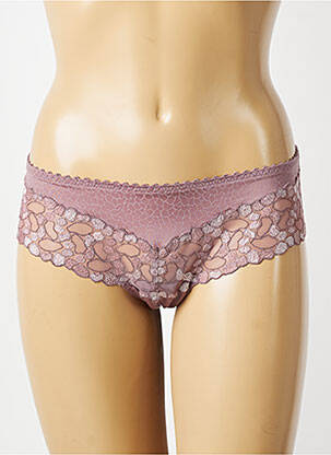Shorty effet matière satinée violet PRIMADONNA femme