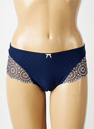 Shorty effet matière satinée bleu PRIMADONNA femme