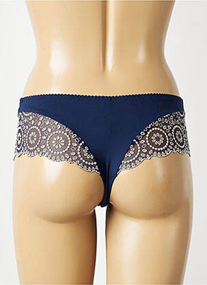 Shorty effet matière satinée bleu PRIMADONNA femme