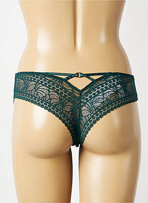 Tanga stretch vert ANTIGEL femme