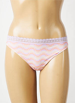 Tanga tissage satiné violet PRIMADONNA femme