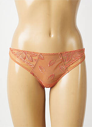 Tanga stretch orange ANTINEA femme