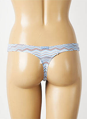 String effet matière satinée bleu MARIE JO femme