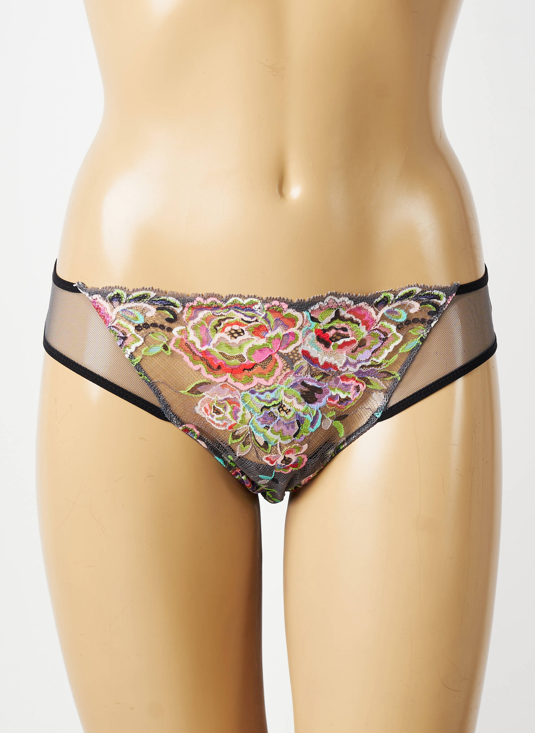 Culotte tissage satiné gris MARIE JO femme