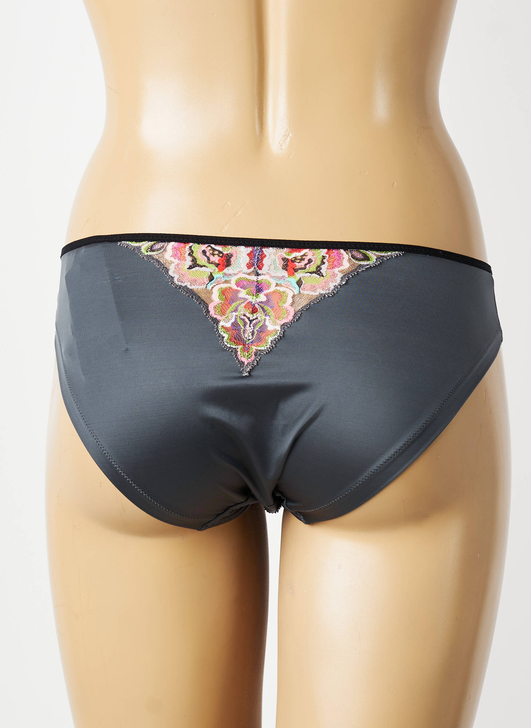 Culotte tissage satiné gris MARIE JO femme