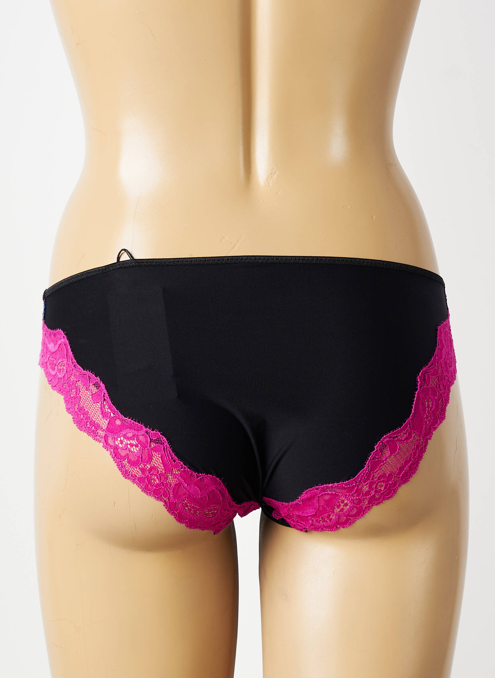 Culotte tissage satiné noir MARIE JO femme