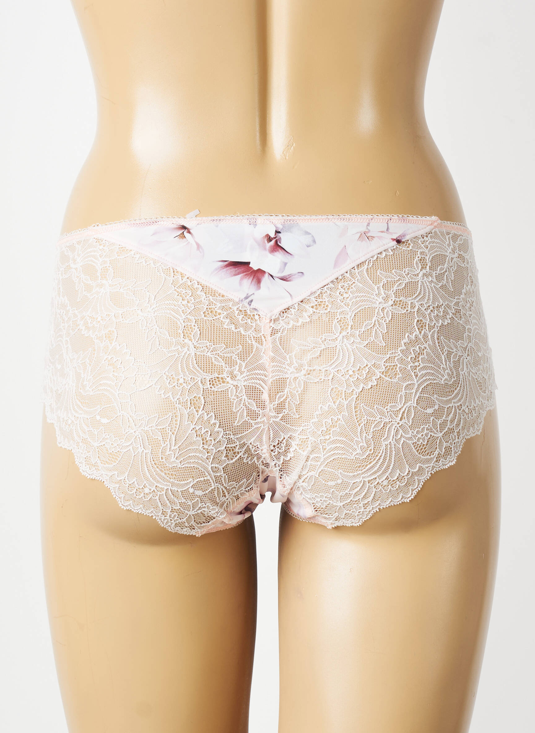 Culotte tissage satiné rose FANTASIE femme