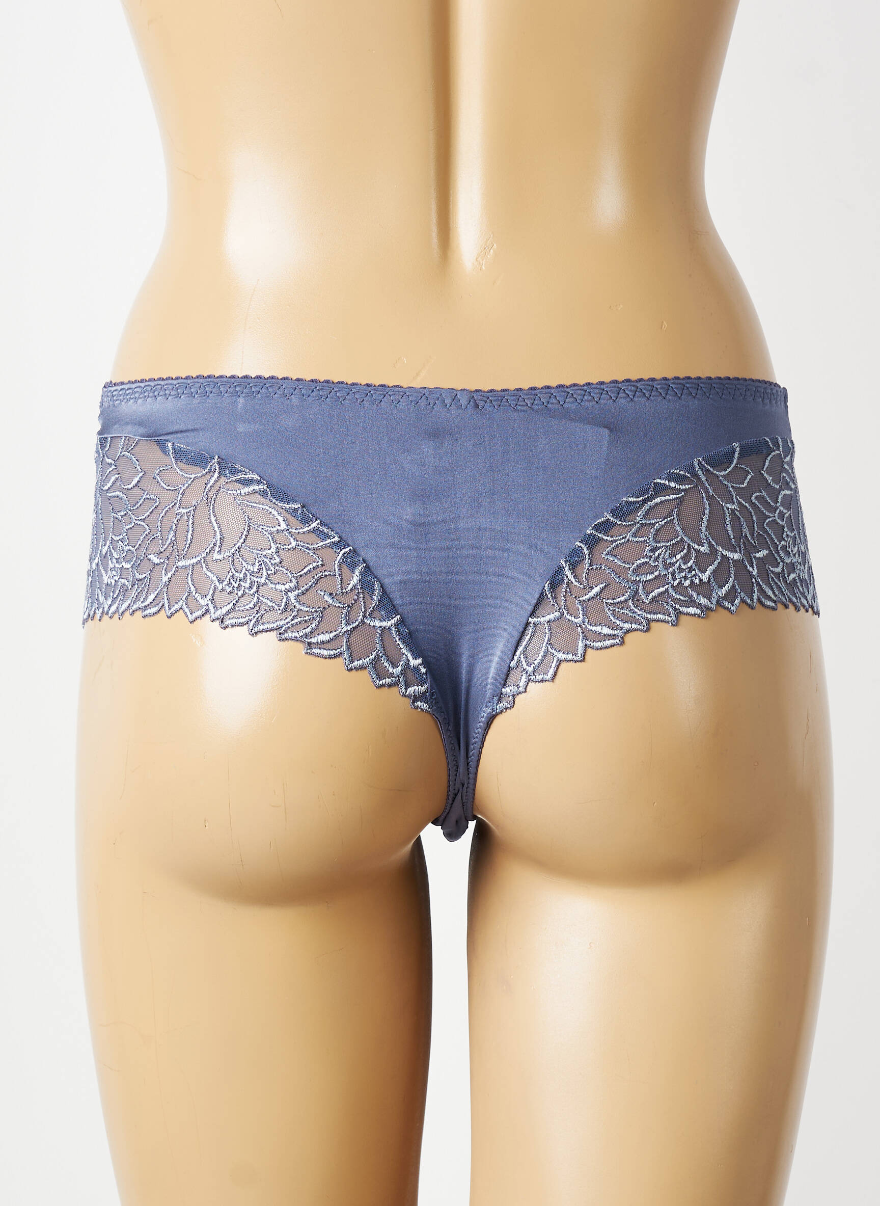 Shorty effet matière satinée bleu PRIMADONNA femme