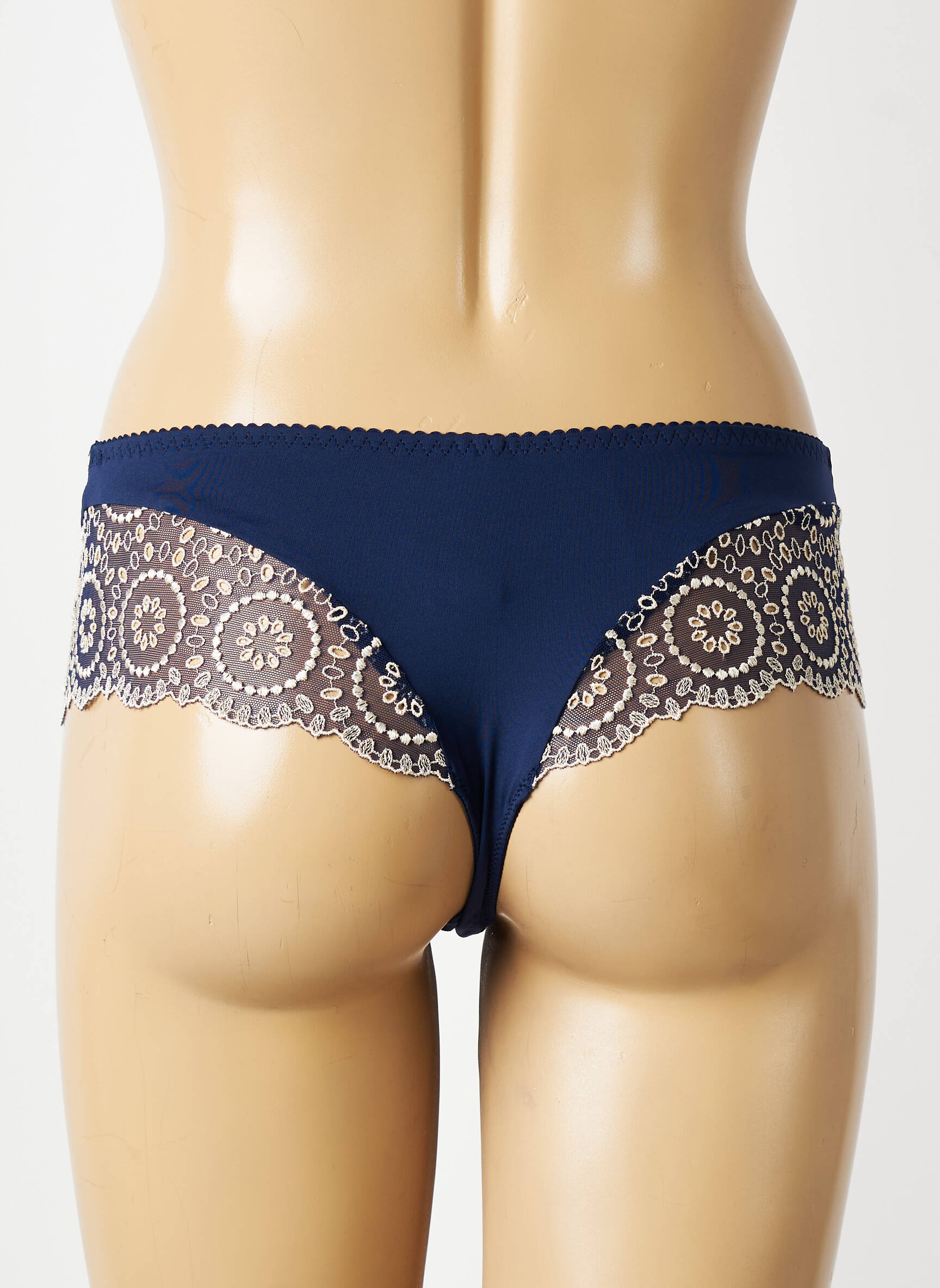 Shorty effet matière satinée bleu PRIMADONNA femme