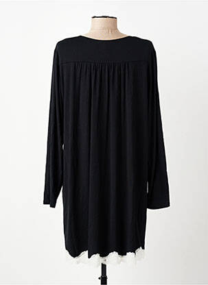 Chemise de nuit stretch noir ANTIGEL femme