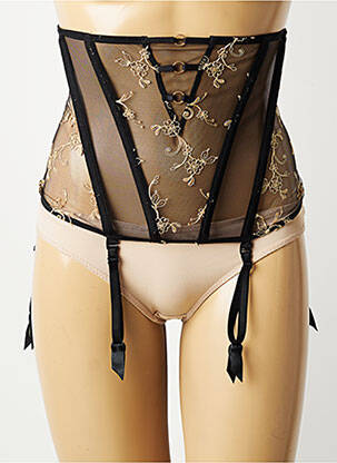 Guêpière/porte-jarretelle avec armature noir LISE CHARMEL femme