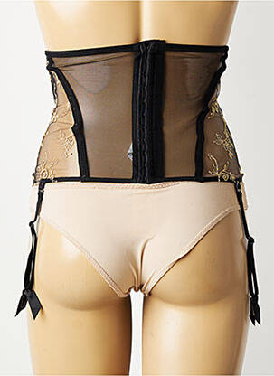 Guêpière/porte-jarretelle avec armature noir LISE CHARMEL femme