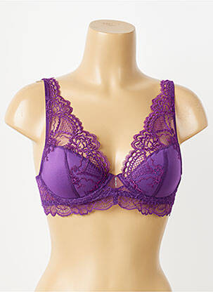Soutien-gorge bretelle multi position haut soutien-gorge moulé violet LISE CHARMEL femme