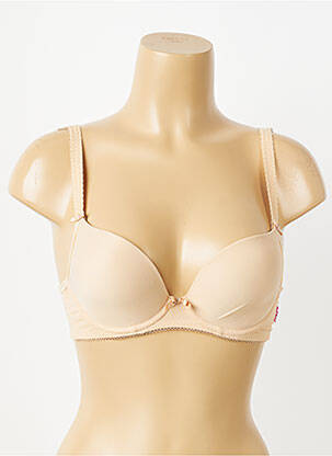 Soutien-gorge effet matière satinée haut soutien-gorge moulé chair FREYA femme