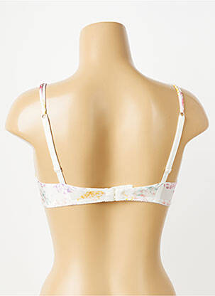 Soutien-gorge effet matière satinée haut soutien-gorge moulé beige ANTIGEL femme